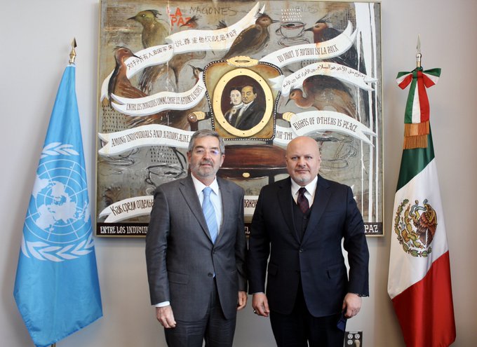 México, Presidente del Consejo de Seguridad se reúne con Karim Khan
