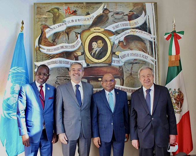 México, presidente del Consejo, convoca a Presidentes de la AG y el ECOSOC a reunirse con António Guterres