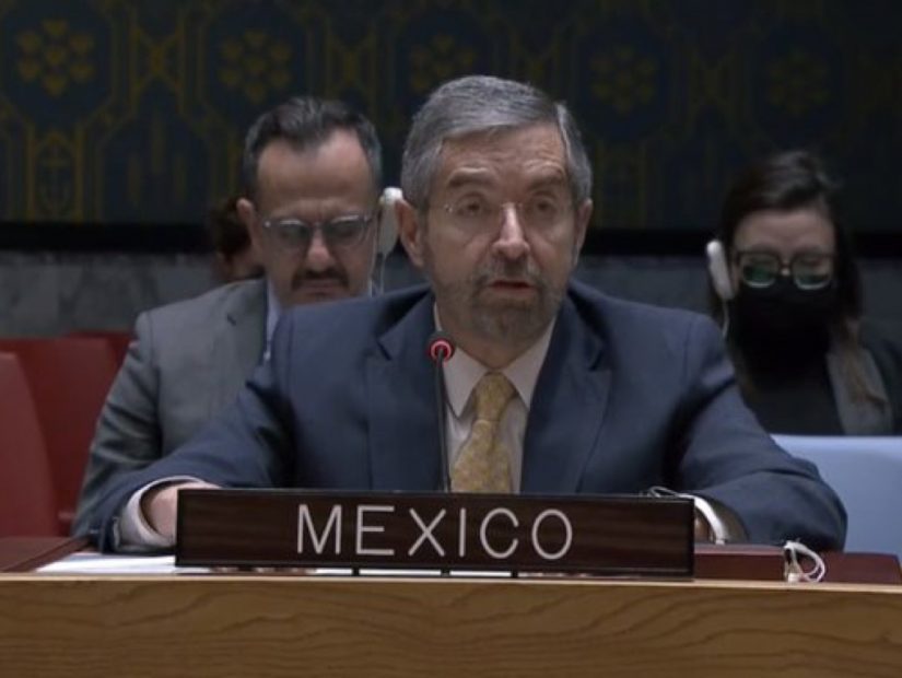 «Mantener una política de seguridad centrada en las personas [en Ucrania]»: México en el Consejo de Seguridad