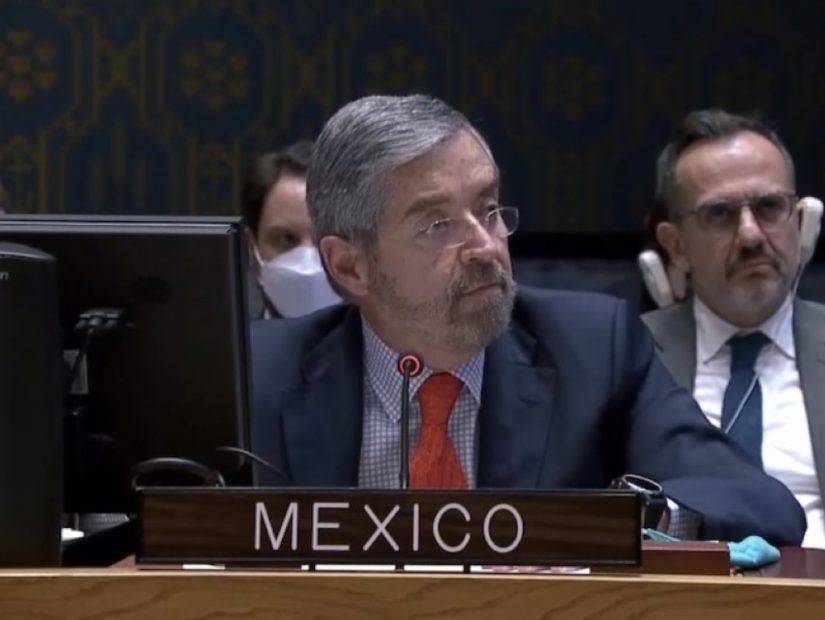 «Resulta imperativo garantizar el acceso seguro e irrestricto del personal Humanitario [a Ucrania]»: México en el Consejo de Seguridad